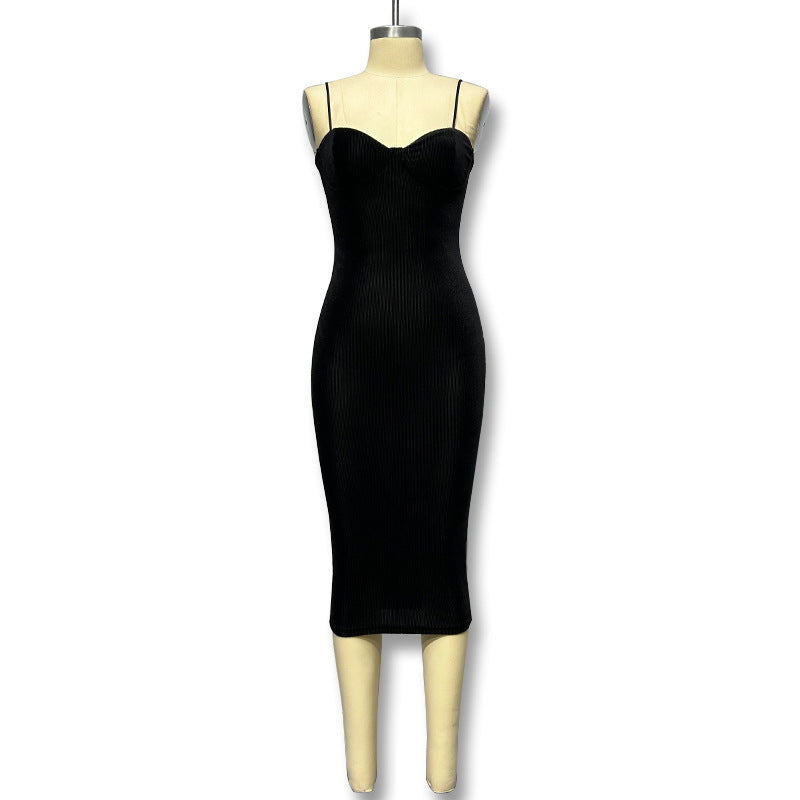 Fashion Chest-wrapped Slim-fit Sheath Dress Women